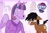 Size: 2000x1333 | Tagged: safe, artist:bloomhorse, artist:bloommoonbeam, twilight sparkle, alicorn, earth pony, horse, pony, anthro, g4, angry, bojack horseman, crossover, duo, grumpy, hoers, horn, logo, looking at each other, looking at someone, ponified, role reversal, style comparison, style emulation, twilight sparkle (alicorn), wings