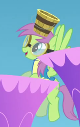 Size: 240x382 | Tagged: safe, screencap, lime jelly, pegasus, pony, g4, wonderbolts academy, background pony, cropped, female, mare