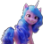 Size: 366x378 | Tagged: safe, edit, edited screencap, screencap, izzy moonbow, pony, unicorn, g5, my little pony: a new generation, 3d, background removed, female, grin, looking at you, mare, png, simple background, smiling, smiling at you, solo, transparent background