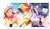 Size: 1884x1075 | Tagged: safe, artist:fan_silversol, starlight glimmer, sunset shimmer, pony, unicorn, g4, duo, magic, outdoors, scroll, stars, telekinesis