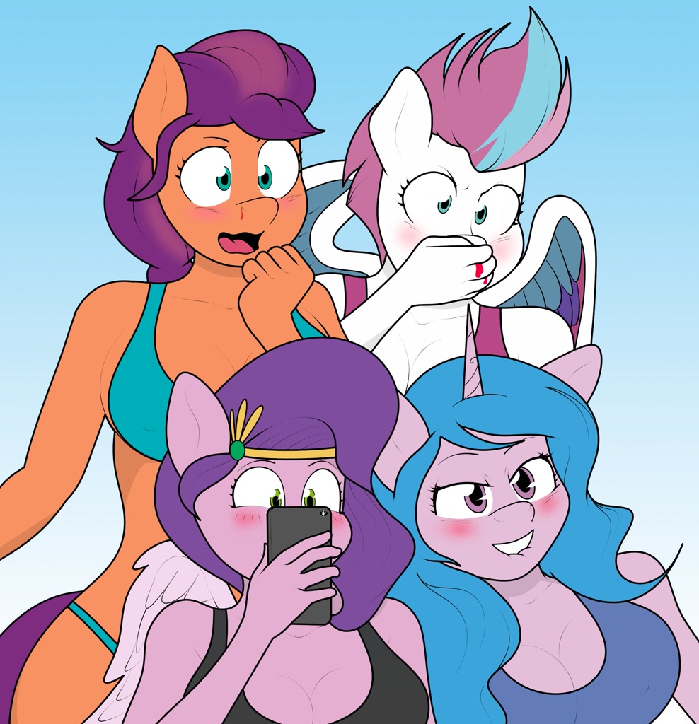 2923539 - safe, artist:matchstickman, izzy moonbow, pipp petals, sunny sta...