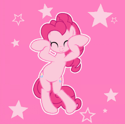 Size: 598x595 | Tagged: safe, artist:php94, pinkie pie, earth pony, pony, g4, animated, bipedal, caramelldansen, cute, dancing, diapinkes, female, gif, mare, solo