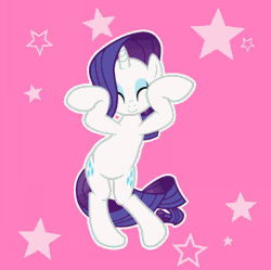 Size: 598x595 | Tagged: safe, artist:php94, rarity, pony, unicorn, animated, animated gif, bipedal, caramelldansen, dancing, female, mare, solo