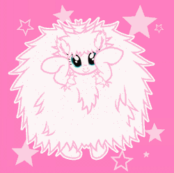 Size: 598x595 | Tagged: safe, artist:php94, oc, oc:fluffle puff, earth pony, original species, pony, g4, animated, bipedal, caramelldansen, dancing, female, gif, loop, mare, solo, sweet dreams fuel, tongue out
