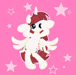 Size: 598x595 | Tagged: safe, artist:php94, oc, oc:fausticorn, alicorn, pony, g4, animated, belly, bipedal, caramelldansen, dancing, female, gif, mare, solo