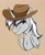 Size: 1161x1405 | Tagged: safe, artist:rutkotka, oc, oc only, alicorn, pony, alicorn oc, commission, cowboy hat, hat, horn, simple background, solo, tan background, wings, ych result