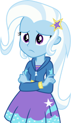 Size: 3000x5215 | Tagged: safe, artist:cloudy glow, trixie, human, equestria girls, equestria girls specials, g4, my little pony equestria girls: better together, my little pony equestria girls: forgotten friendship, clothes, crossed arms, female, hoodie, simple background, solo, transparent background, vector