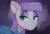 Size: 1307x884 | Tagged: safe, artist:woollyart, maud pie, earth pony, pony, g4, bust, clothes, female, lidded eyes, looking at you, mare, solo