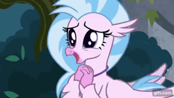 Size: 640x360 | Tagged: safe, screencap, silverstream, hippogriff, g4, school daze, season 8, animated, cute, diastreamies, female, flapping wings, flying, gif, grin, meme origin, open mouth, open smile, smiling, solo, stairs, that hippogriff sure does love stairs, wings