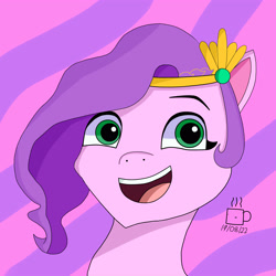 Size: 3000x3000 | Tagged: safe, artist:coffe_draws29, pipp petals, pegasus, pony, g5, high res, looking at you, open mouth, solo