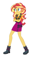Size: 1738x3354 | Tagged: safe, artist:gmaplay, sunset shimmer, human, equestria girls, equestria girls specials, g4, my little pony equestria girls: better together, my little pony equestria girls: forgotten friendship, simple background, solo, transparent background