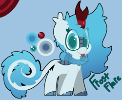 Size: 2775x2271 | Tagged: safe, artist:moonydusk, oc, oc only, oc:frost flare, kirin, :p, female, high res, mare, reference sheet, tongue out