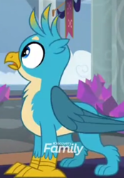 Size: 466x669 | Tagged: safe, screencap, gallus, griffon, g4, school daze, cropped, male, solo