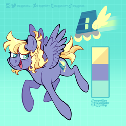 Size: 2300x2300 | Tagged: safe, artist:3ggmilky, oc, oc only, pegasus, pony, high res, solo