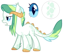Size: 1589x1336 | Tagged: safe, artist:vintage-owll, oc, oc only, oc:emerald shine, dracony, hybrid, base used, female, frown, interspecies offspring, mare, offspring, parent:rarity, parent:spike, parents:sparity, reference sheet, simple background, solo, transparent background