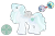 Size: 1280x854 | Tagged: safe, artist:itstechtock, misty fly, north point, oc, oc:arctic fog, pegasus, pony, g4, female, magical lesbian spawn, mare, offspring, parent:misty fly, parent:north point, plushie, simple background, transparent background