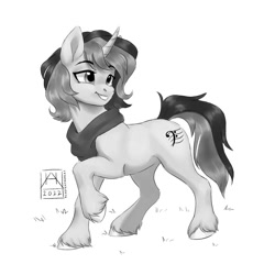 Size: 1024x1024 | Tagged: safe, artist:bluefeathercat, oc, oc only, pony, simple background, solo, white background