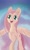 Size: 1229x2048 | Tagged: safe, artist:starfall119, fluttershy, pegasus, pony, g4, flying, open mouth, open smile, smiling, solo