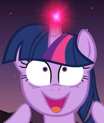 Size: 401x478 | Tagged: safe, artist:ponywarlord777, twilight sparkle, alicorn, pony, g4, evil, female, mare, solo, twilight sparkle (alicorn), twilighting, wide eyes