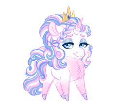 Size: 1024x896 | Tagged: safe, artist:azure-art-wave, oc, pony, unicorn, chibi, female, mare, simple background, solo, transparent background