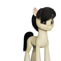 Size: 1440x1440 | Tagged: safe, artist:littleiceage, oc, earth pony, pony, g5, 3d, blender, g5 oc, show accurate, simple background, solo, transparent background