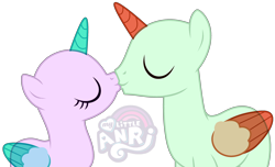 Size: 2598x1578 | Tagged: safe, artist:emperor-anri, oc, oc only, alicorn, pony, alicorn oc, base, eyelashes, female, horn, kiss on the lips, kissing, male, mare, oc x oc, shipping, simple background, stallion, straight, transparent background, wings