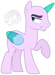 Size: 2140x2907 | Tagged: safe, artist:emperor-anri, oc, oc only, alicorn, pony, g4, alicorn oc, base, gritted teeth, high res, horn, male, raised hoof, simple background, solo, stallion, teeth, transparent background, wings