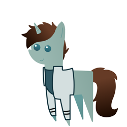 Size: 6000x6000 | Tagged: safe, artist:freestadiumtix, oc, oc only, oc:jumpkan, pony, unicorn, absurd resolution, clothes, hoodie, male, pointy ponies, shirt, simple background, solo, stallion, white background