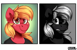 Size: 1750x1150 | Tagged: safe, artist:shadowreindeer, big macintosh, earth pony, pony, g4, big macintosh becoming uncanny, male, meme, mr. incredible becoming uncanny, stallion, those who don't know
