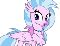 Size: 925x718 | Tagged: safe, edit, edited screencap, screencap, silverstream, classical hippogriff, hippogriff, g4, what lies beneath, background removed, cute, diastreamies, female, mare, one leg raised, pink skin, png, simple background, solo, standing, transparent background, vector