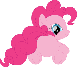 Size: 959x833 | Tagged: safe, artist:porygon2z, pinkie pie, earth pony, pony, balloonbutt, butt, female, mare, plot, simple background, solo, tail, transparent background, vector