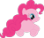 Size: 959x833 | Tagged: safe, artist:porygon2z, pinkie pie, earth pony, pony, g4, balloonbutt, butt, female, mare, plot, simple background, solo, tail, transparent background, vector