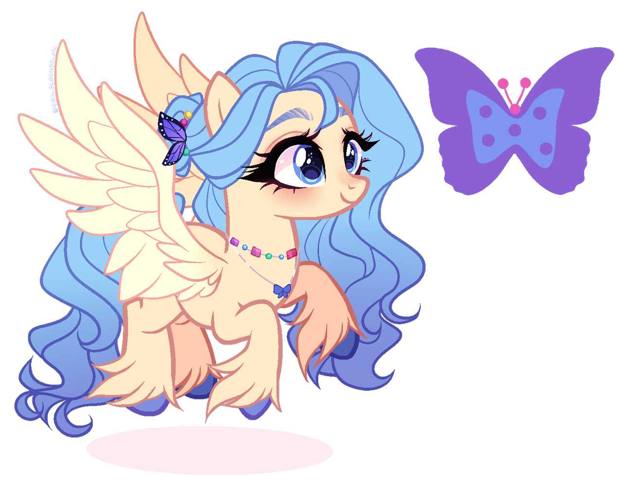 2946544 Safe Artistgihhbloonde Oc Oc Only Butterfly Pegasus