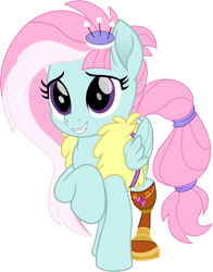 Size: 6453x8241 | Tagged: safe, artist:surprisepi, kerfuffle, pegasus, pony, g4, absurd resolution, amputee, female, mare, prosthetic limb, prosthetics, simple background, solo, transparent background, vector