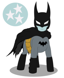 Size: 2160x2650 | Tagged: safe, artist:metal-jacket444, bruce mane, earth pony, pony, batman, clothes, cutie mark, dc comics, high res, male, ponified, simple background, solo, white background