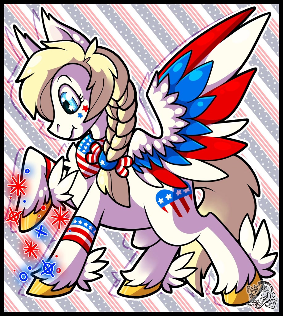 2946953 safe, oc, ocstar spangle, pegasus, pony, armband, bow