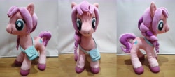 Size: 11520x5120 | Tagged: safe, sunny starscout, earth pony, pony, g5, commission, irl, multiple views, photo, plushie
