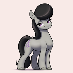 Size: 3004x3005 | Tagged: safe, artist:aquaticvibes, octavia melody, earth pony, pony, g4, cute, female, high res, looking at you, mare, smiling, solo, tavibetes