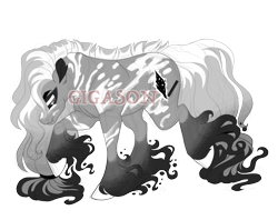 Size: 2900x2300 | Tagged: safe, artist:gigason, oc, oc:inception sketch, earth pony, pony, high res, male, obtrusive watermark, simple background, solo, stallion, transparent background, unshorn fetlocks, watermark