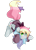 Size: 757x1056 | Tagged: safe, artist:loyaldis, oc, oc only, oc:blazey sketch, pegasus, pony, blushing, bow, clothes, eye clipping through hair, eyebrows, eyebrows visible through hair, face down ass up, floating, folded wings, grey fur, hair bow, long mane, long tail, mouse cursor, multicolored hair, pegasus oc, shy, shy smile, simple background, small wings, smiling, solo, sweater, tail, transparent background, wings