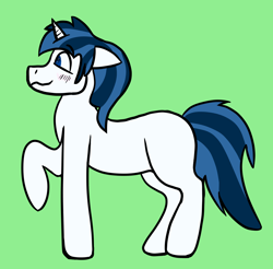 Size: 1224x1206 | Tagged: safe, artist:pillow, oc, oc only, oc:ayze, pony, green background, simple background, solo