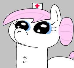 Size: 701x651 | Tagged: artist needed, source needed, safe, nurse redheart, pony, g4, numget, solo, stare