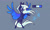 Size: 1154x692 | Tagged: safe, artist:janegumball, oc, oc:twinkle toes, pegasus, pony, blue, reference sheet, solo, stars