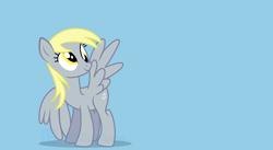 Size: 9408x5168 | Tagged: safe, artist:milkyboo898, derpy hooves, pegasus, pony, g4, solo, wallpaper