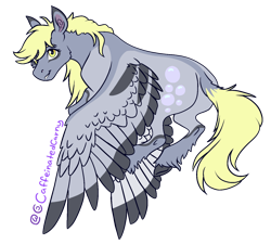 Size: 1388x1250 | Tagged: safe, artist:caffeinatedcarny, derpy hooves, pegasus, pony, g4, butt, female, flying, mare, markings, plot, simple background, solo, transparent background, unshorn fetlocks
