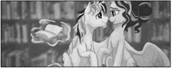 Size: 2500x1000 | Tagged: safe, artist:shaslan, oc, oc only, alicorn, pegasus, pony, book