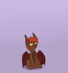 Size: 1120x1200 | Tagged: safe, artist:zackwhitefang, oc, oc only, bat pony, pony, :p, bat pony oc, male, solo, tongue out