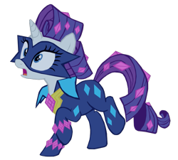 Size: 815x732 | Tagged: safe, artist:benpictures1, radiance, rarity, pony, unicorn, g4, power ponies (episode), cute, female, inkscape, mare, open mouth, paralyzed, power ponies, raribetes, shocked, simple background, solo, transparent background, vector
