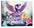 Size: 660x558 | Tagged: safe, applejack, fluttershy, pinkie pie, rainbow dash, rarity, spike, twilight sparkle, alicorn, dragon, earth pony, pegasus, pony, unicorn, g4, my little pony: the movie, book cover, cover, cowboy hat, english, female, glowing, glowing horn, hat, horn, male, mane seven, mane six, mare, ship:sparity, shipping, straight, twilight sparkle (alicorn)