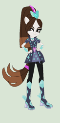 Size: 354x722 | Tagged: safe, oc, oc only, human, equestria girls, g4, clothes swap, crystal guardian, simple background, solo